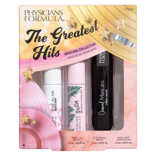 Physicians Formula Holiday Makeup Sets The Greatest Hits Diamond Collection | Mascara, Lip Plumper, Eyeshadow Christmas Gift