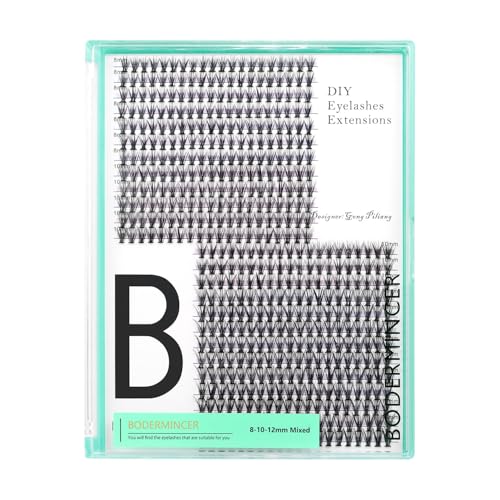Bodermincer 20D Lash Clusters C Curl 8-10-12mm Mixed 500pcs