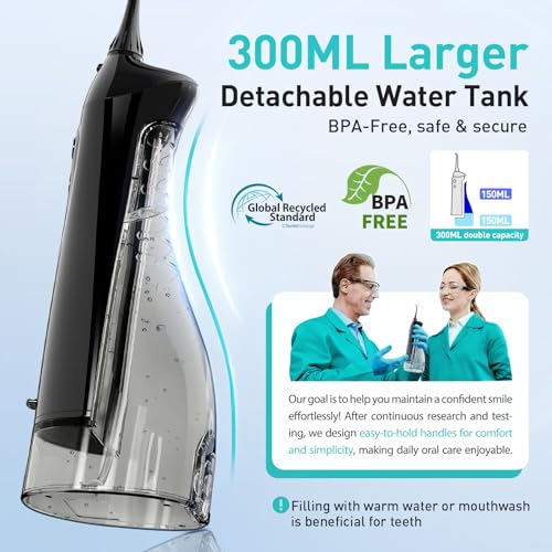 COSLUS C20 Water Flosser - ADA Accepted Cordless Oral Irrigator