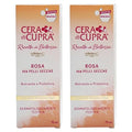 Cera di Cupra "Rosa per Pelli Secche" Cream for Dry Skin, Anti-age Formula - 2.5 Fluid Ounces (75ml) Tubes (Pack of 2) [ Italian Import ]