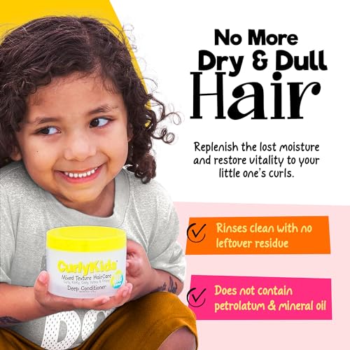 CurlyKids Hair Detangler Conditioner for Curly & Wavy Hair