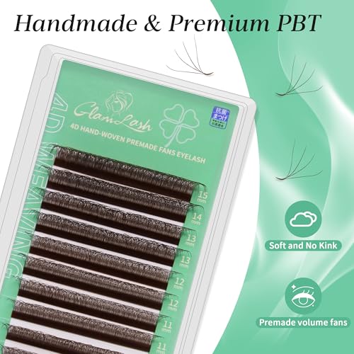 4D W Lash Extensions 0.07mm C Curl 9-13mm Brown