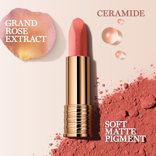 Lanc?me L'Absolu Rouge Intimatte Hydrating Matte Lipstick - Buildable & Lightweight Formula with a Soft Matte Finish - Up To 24HR Comfort