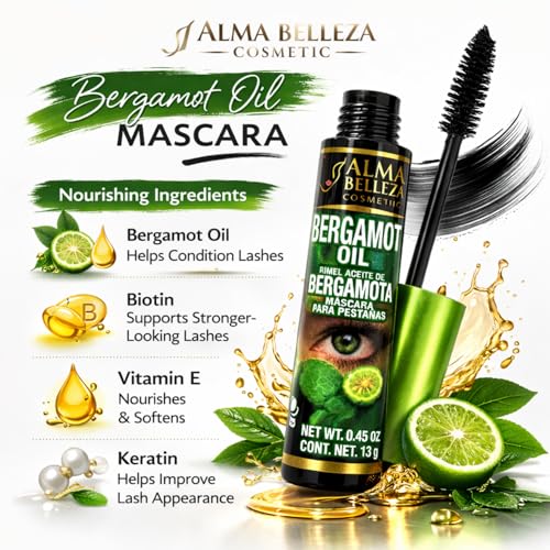 Bergamot Oil Mascara Waterproof Voluminous Lashes