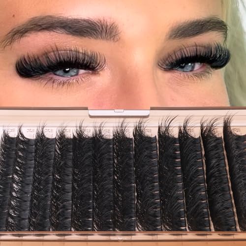 Geeneiya 200D Lash Clusters - Full Volume D Curl 10-20mm
