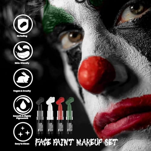 Face Paint Stick Halloween Makeup Kit - 3 Colors