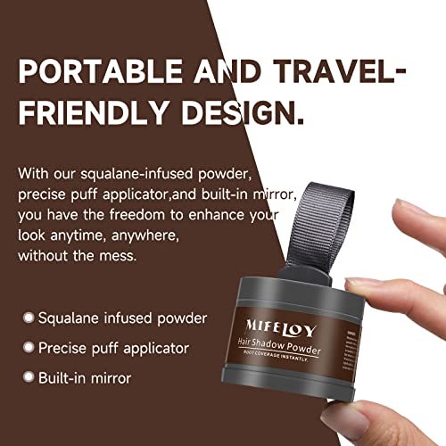 Root Touch Up Hair Powder 2 Pack - Dark Brown