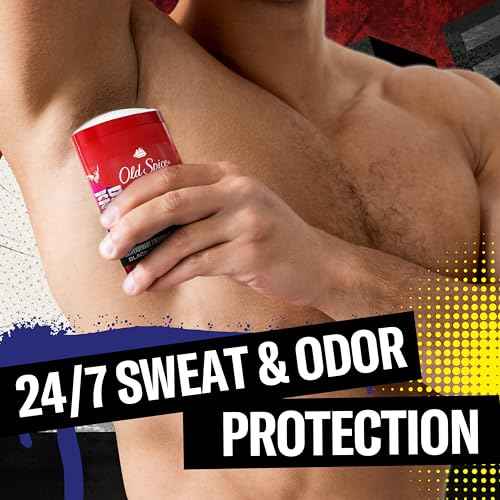 Old Spice Antiperspirant and Deodorant for Men, 24/7 Freshness & Lasting Scent, 24/7 Long Lasting Sweat & Odor Protection, Smell Like a Hero, Batman, Black Cherry and Nightfall Scent, 2.6 oz
