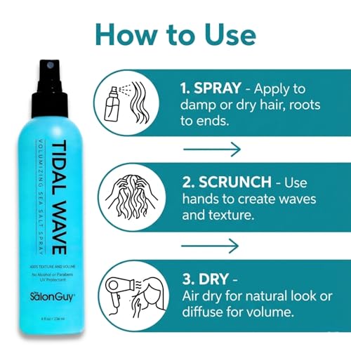 Tidal Wave Sea Salt Spray for Hair – Volumizing Beach Waves