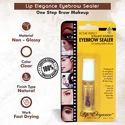 Eyebrow Sealer ? Clear Waterproof Brow Gel for Extreme Hold, 0.17 Ounce