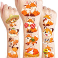 96pc Fox Temporary Tattoos for Kids | Waterproof Party Favors