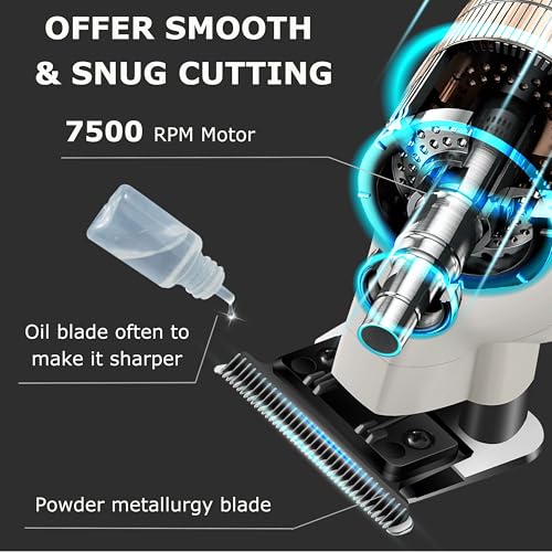 KEMEI PG2299 Cordless Beard Trimmer for Men