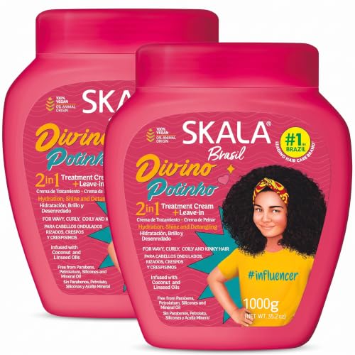 SKALA 2-in-1 Kids Hair Treatment: Deep Conditioning & Leave-In (Coconut Oil) 1000 g