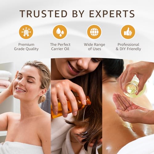 Organic Hemp Seed Oil (8 oz) Premium Cold Pressed Unrefined | 100% Pure Hemp Seed Oil for Skin, Face, Hair, Soap Making, Massage | Carrier for Essential Oils | Available in Bulk | 8 FL OZ