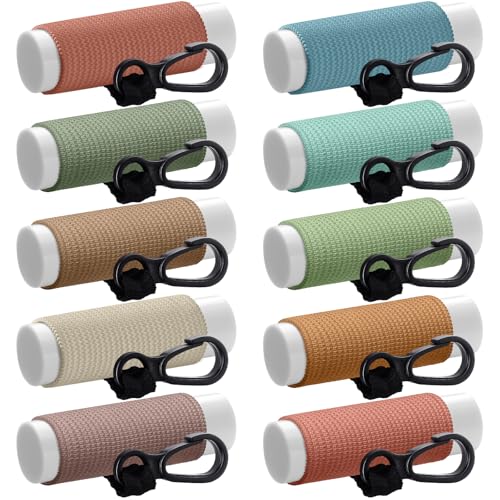Sureio 10 Pack Lip Balm Holder Keychain with Clip