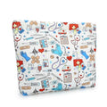 Travel Makeup Bag for Women Corduroy Cosmetic Organizer Large Capacity