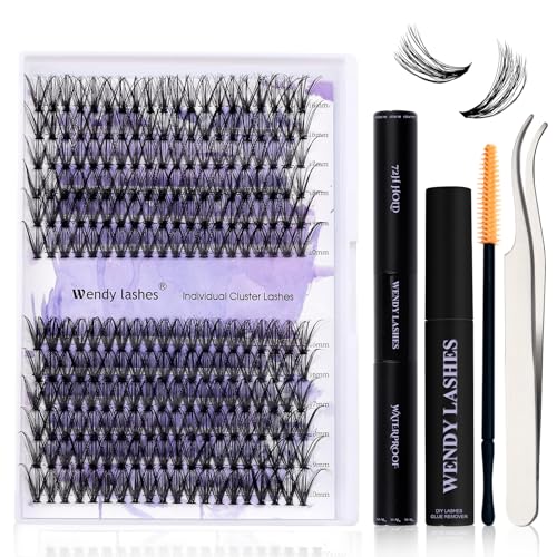 Wendy Lashes DIY Cluster Lash Extension Kit D Curl 16-20mm