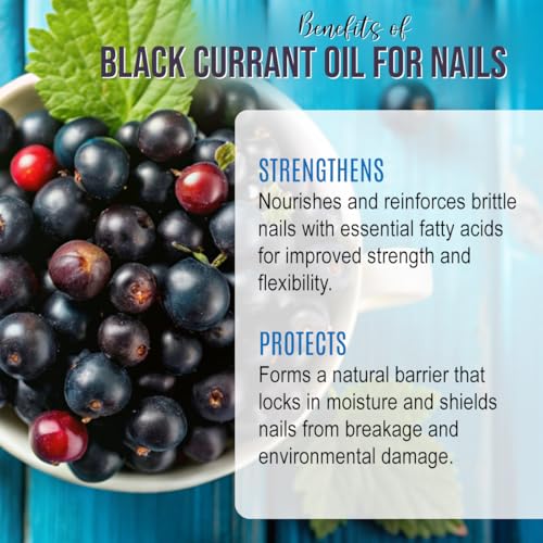 Black Currant Seed Oil Cold Pressed ? 100% Pure Natural Carrier Oil for Skin & Hair | Rich in GLA & Omega Fatty Acids | Moisturizer for Face, Scalp, Nails | 4 fl oz