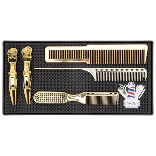Barber Mat Non-Slip Silicone 12x6 for Clippers