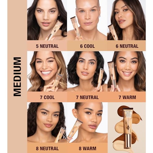 Charlotte Tilbury Beautiful Skin Medium Coverage Hydrating Foundation - 07 Cool, Pink Undertones