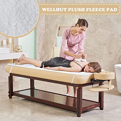 WELLHUT Massage Table Warmer Heating Pad - Deluxe Fleece Pad, 5 Heat Levels