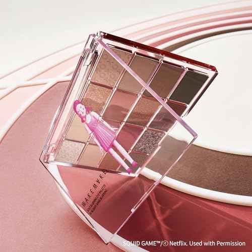 WAKEMAKE WM X NETFLIX SQUID GAME Soft Blurring Eye Palette 24 Bloody Game Blurring, eye palette