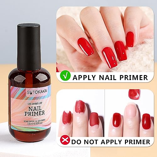 Nail Prep Dehydrator & Primer Set - 2pc 15ml Acid Free
