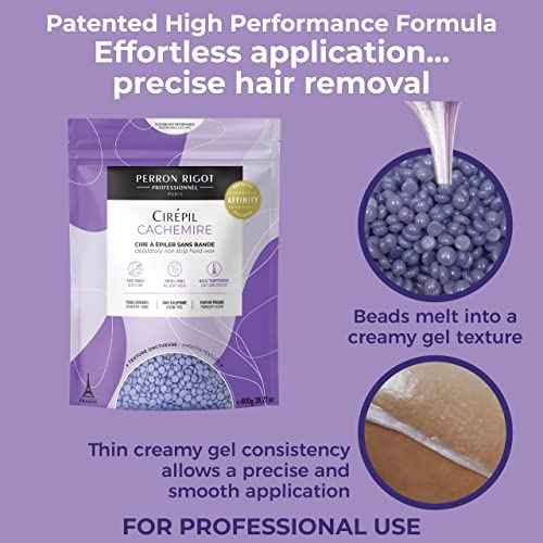 Cirepil - Cachemire - 800g / 28.22 oz Beads Bag - Dermatologist Tested, Allergen-Free - Perfect for Sensitive Skin, Intimate Areas or Beginners - Cashmere Wax Beads