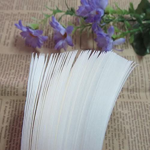 100PCS White Large Facial Body Hair Removal Non Woven Wax Strip Epilating Waxing Strips