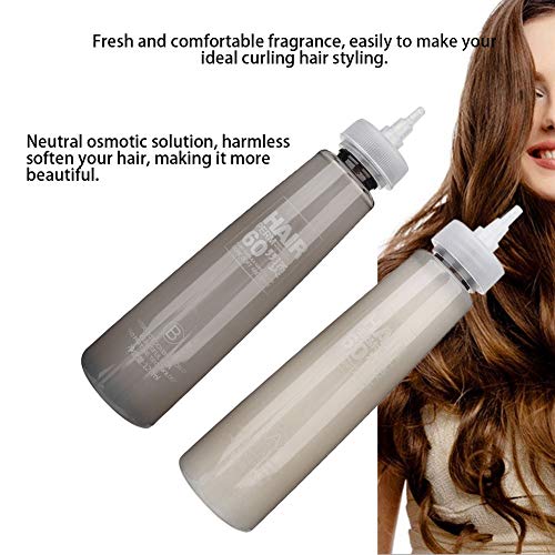 Hair Perm Liquid, Professional Hair Perm Water, Reusable Neutral 2Pcs for Hair Salon Home Use Waves Hair Perm Hair Home Water Kit