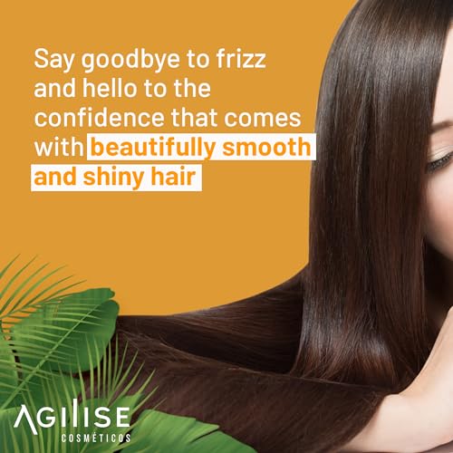 AGILISE UNIKA Keratin Hair Straightening Cream - Formaldehyde-Free, 1L