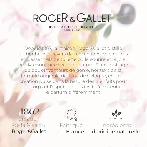 ROGER & GALLET | Body Wash & Shower Gel for Women | Fleur D'Osmanthus - Osmanthus Flower 6.6 Oz