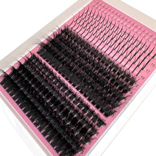 Spiky Lash Clusters - 16 Rows DD Curl Volume Extensions