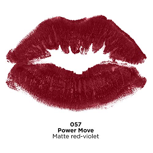 Revlon Super Lustrous Matte Lipstick, Power Move, 1 Count