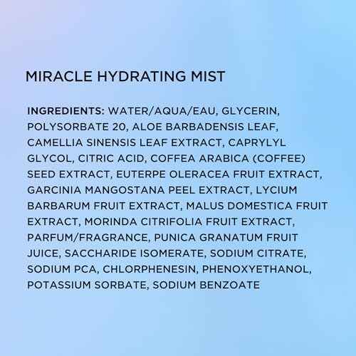 Elizabeth Arden Eight Hour Miracle Hydrating Face Mist, Dewy Facial Spray Moisturizer, Dry Skin Care with Antioxidants & Glycerin, 3.4 fl oz