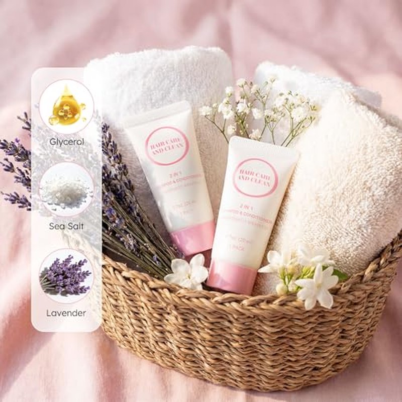 2-in-1 Travel Shampoo & Conditioner Bulk Pack of 100