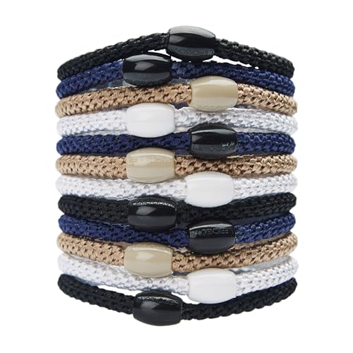 L. Erickson Grab & Go Ponytail Holder, Classic, Set of Twelve - Exceptionally Secure with Gentle Hold