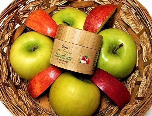 Shira Shir-Organic Pure Apple DNA Smoothing Mask For Nourished Soft and Radiant SkinLeaves Skin hydrated Benefical for Hyperpigmentation related issues Suits on All Skin Tyes(Except Sensitive) (50 ML)