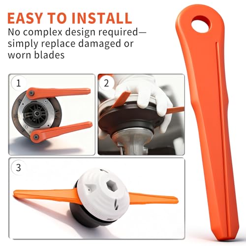 30-Pack Plastic Blades for Stihl PolyCut Trimmer Heads