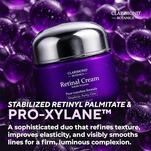 Retinal Night Cream for Face ? Anti Aging Moisturizer w/ Pro-Xylane, Niacinamide & Peptides ? Wrinkle Cream for Fine Lines, Firming, Barrier Support, Hydrating Overnight Face Cream 1.7 fl oz