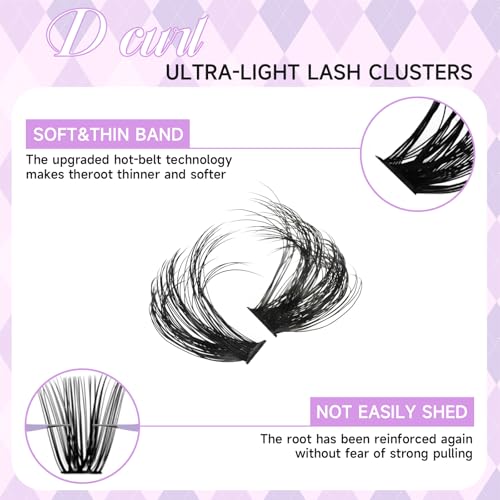 DIY Lash Extension Kit with Spike Clusters & Lower Lashes