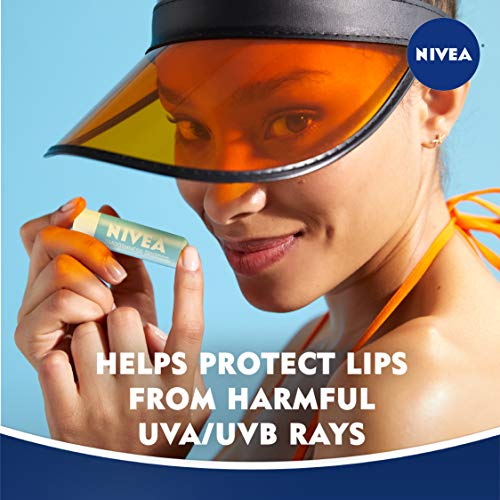 NIVEA Smoothness Lip Care SPF 15 Carded, 1 Count, Pack of 6