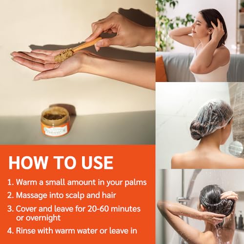 Batana Oil with Turmeric Extract for Hair - 4.23 oz