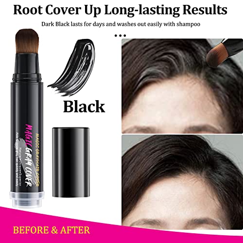 Root Touch Up Hairline Powder Stick - Dark Black