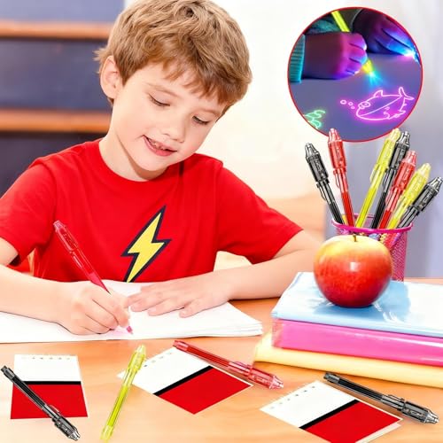 Cartoon Party Favor Set - 12 Drawstring Bags, Notebooks & Gifts