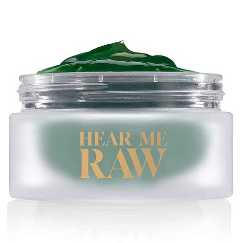 HEAR ME RAW The Brightener with CHLOROPHYLL+ | 10 Minute Plant-Based Rinse-Off Facial Mask for Firmer, Brighter, and Younger-looking Skin | Reduces Fine Lines and Wrinkles | (2.5 Oz)
