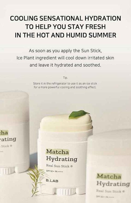 B_LAB Matcha Hydrating Real Sun Stick 21g