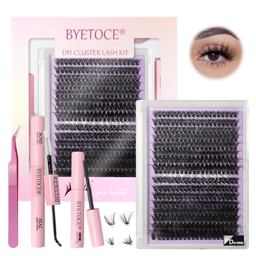 Lash Clusters Kit 320Pcs Wispy Natural Eyelash Extension 9-16MM