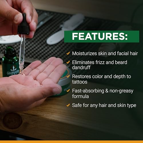 Clubman Pinaud Beard and Tatoo Oil, 1 oz