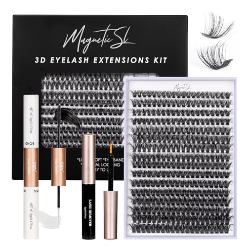 DIY Eyelash Extension Kit - 320pcs Cluster Lashes 10-16mm